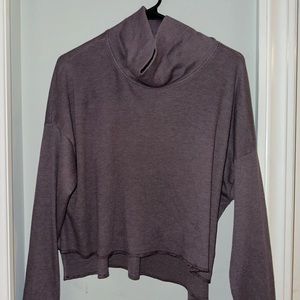 American Eagle purple sweater